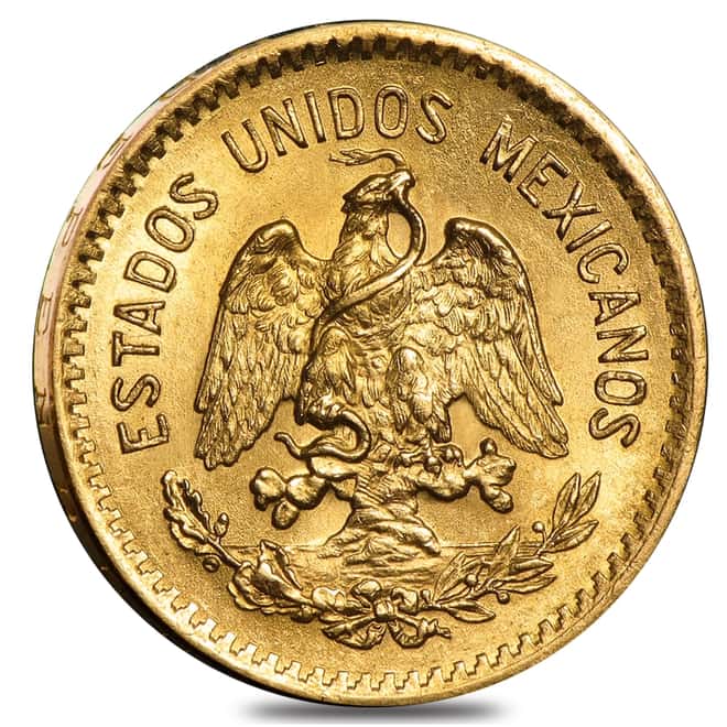 1907 Mexico 10 Pesos Gold Coin AU AGW .2411 oz