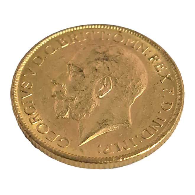 1916-M Great Britain Sovereign King George V Gold Coin BU