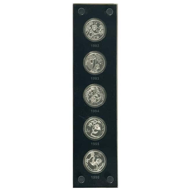 1982-2007 1/4 oz Chinese Proof Silver Panda 25th Ann. 25-Coin Set (w/Box & COA)