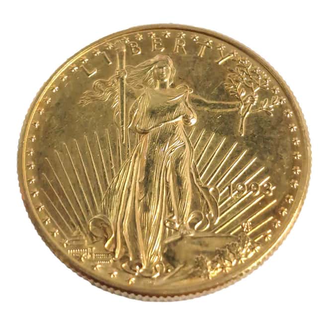 1993 1/2 oz Gold American Eagle (Abrasions)