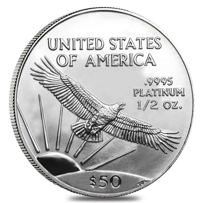 1/2 oz Platinum American Eagle BU (Random Year)