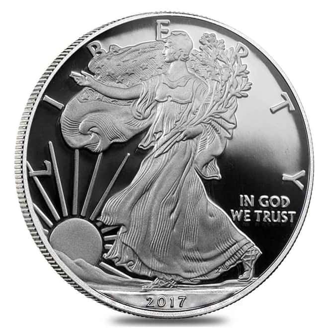 2017-W 1 oz Proof Silver American Eagle PCGS PF 70 DCAM (Jim Peed)