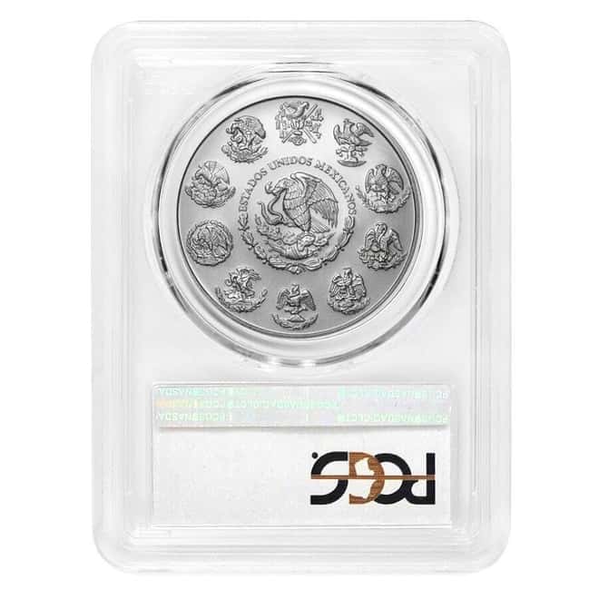 2018 1 oz Mexican Silver Libertad Coin PCGS MS 69 FS (Green)