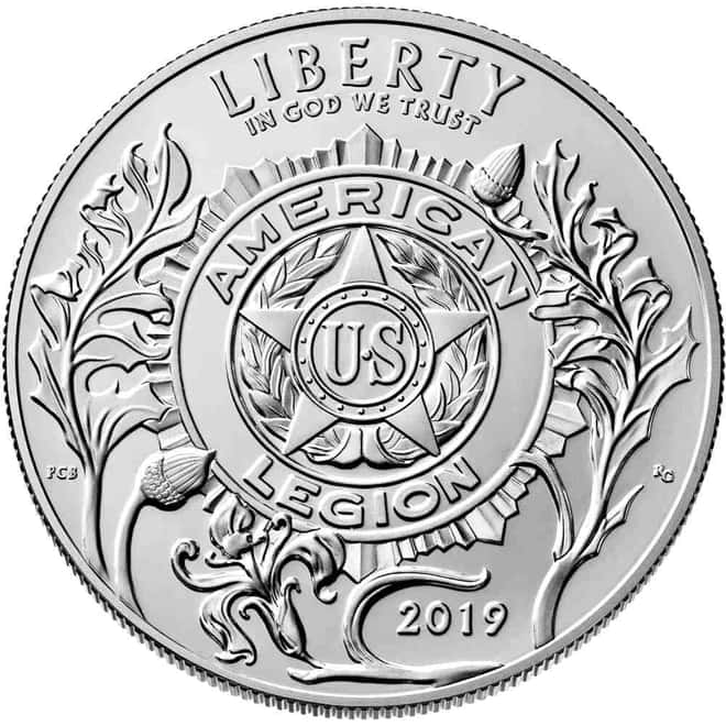 2019-P American Legion 100th Anniversary Silver Dollar $1 PCGS MS 70 FDOI