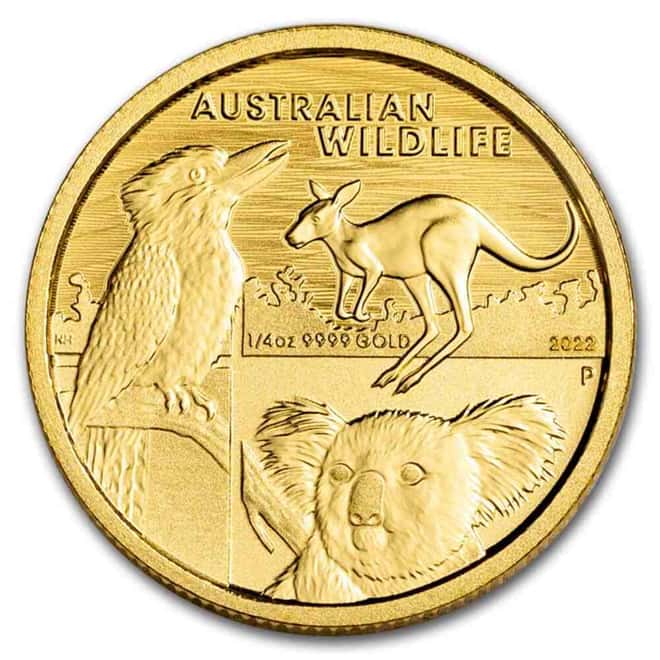 2022 1/4 oz Australian Wildlife Gold Coin BU Perth Mint