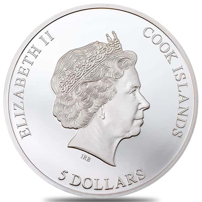 2022 1 oz Silver Aba Panu Meteorite Coin Cook Islands .999 Fine (w/Box & COA)