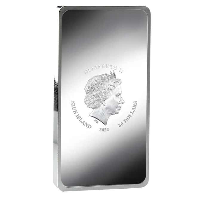 2022 Niue 1 Kilo Stonex Silver Coin Bar .9999 Fine (1000 gram)