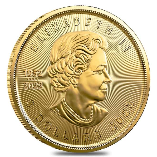 2023 1/10 oz Canadian Gold Maple Leaf $5 Coin .9999 Fine BU (Sealed)