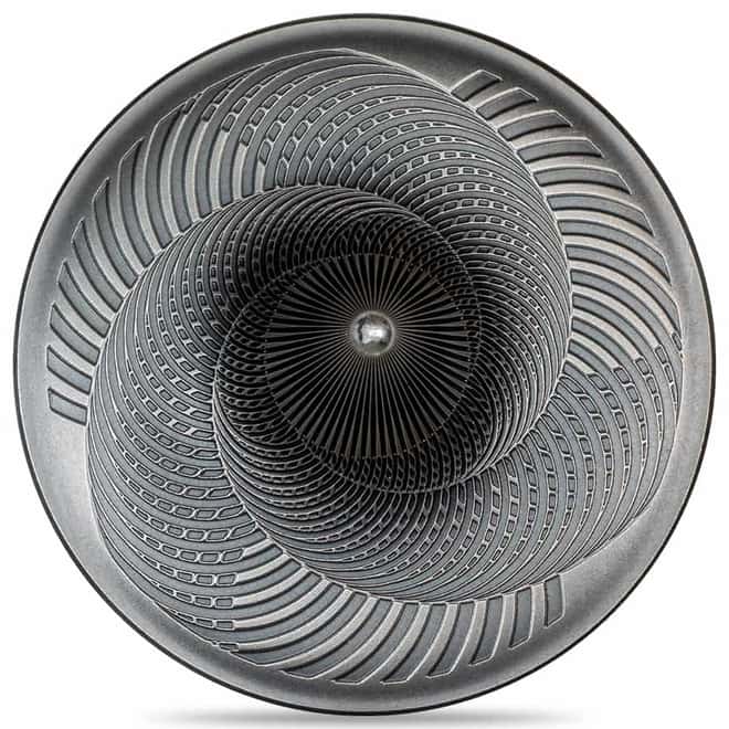 2023 Cook Islands 1 oz Silver Spinning Top Antiqued Coin