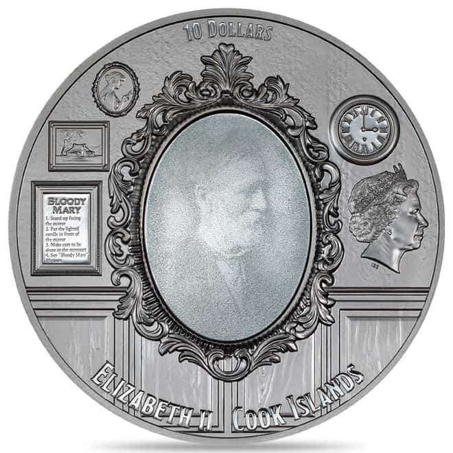 2023 Cook Islands 2 oz Silver The Stanley Haunted Places Coin