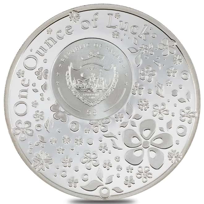 2023 Palau 1 oz Ounce of Luck Silver Coin .999 Fine (w/Box & COA)