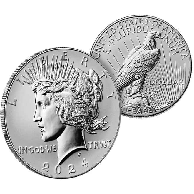 2024-S Peace Silver Dollar Reverse Proof PCGS PF 70 FS (Peace Label)