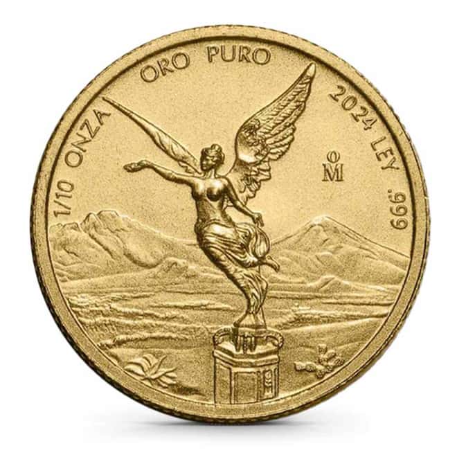 2024 1/10 oz Mexican Libertad Gold Coin BU