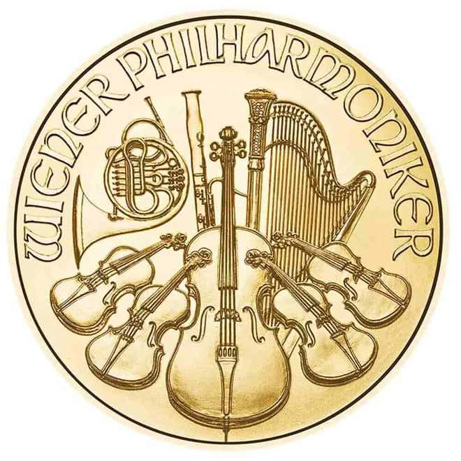 2025 1/2 oz Austrian Gold Philharmonic Coin BU