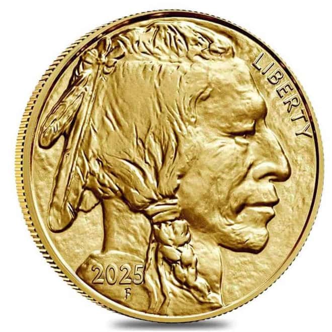 2025 1 oz Gold American Buffalo $50 Coin BU (in Assay)