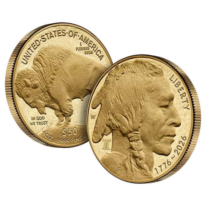 2026-W 1 oz Proof Gold American Buffalo 250th Ann Privy PCGS PF 70 FDOI