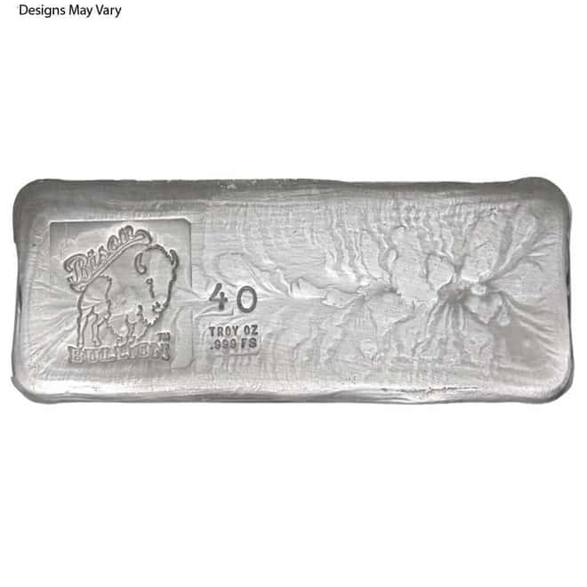 40 oz Generic Silver Bar .999 Fine