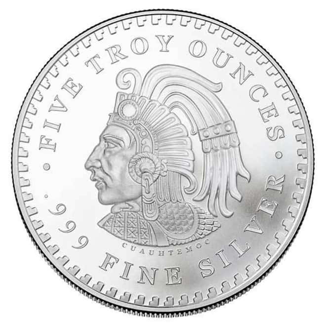 5 oz Silver Generic Rounds .999 Fine