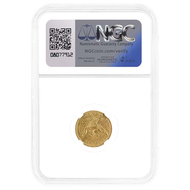 1836 $2.5 Classic Head Half Eagle Gold Coin NGC XF 40