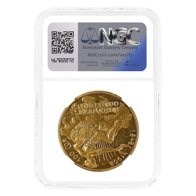 1908 Austrian 100 Corona 60th Ann. of Reign Gold Coin NGC PF Details
