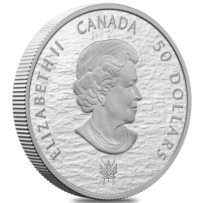 2013 Canada 5 oz Silver The Shannon and The Chesapeake Coin