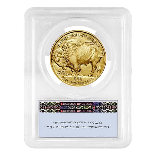 2023 1 oz Gold American Buffalo PCGS MS 70 First Strike