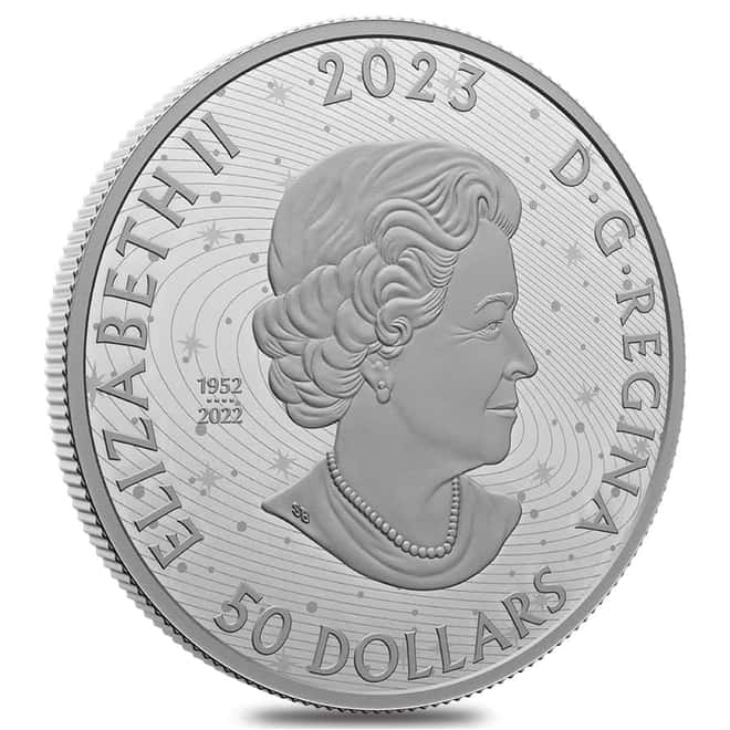 2023 Canada 5 oz Silver Pingualuit Crater - Crystal Eye of Nunavik Coin