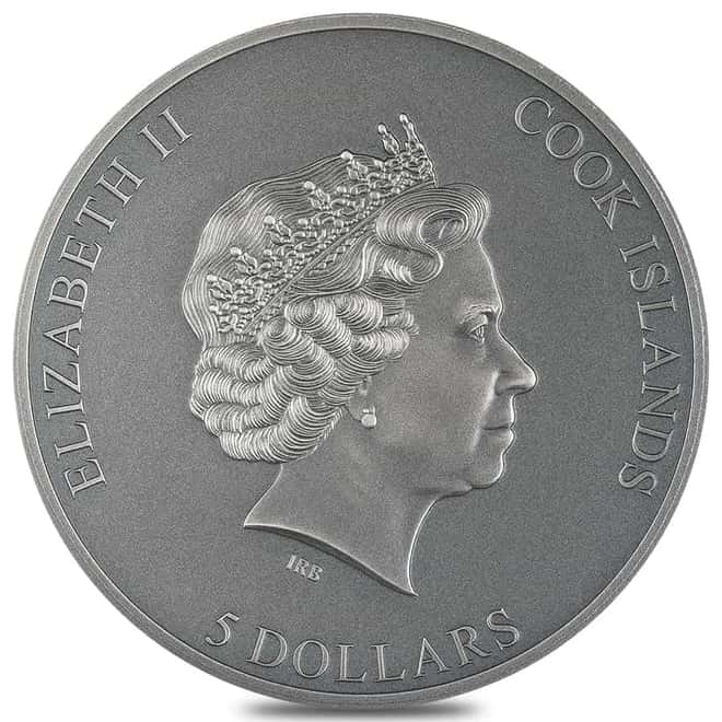 2023 Cook Islands 1 oz Silver Trapped Escape Antiqued Coin
