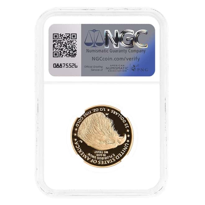 2023-W 1/2 oz $25 Proof Gold American Eagle NGC PF 70 UCAM
