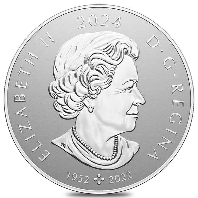 2024 Canada 1 kilo Pulsating Maple Leaf Silver Coin .9999 Fine