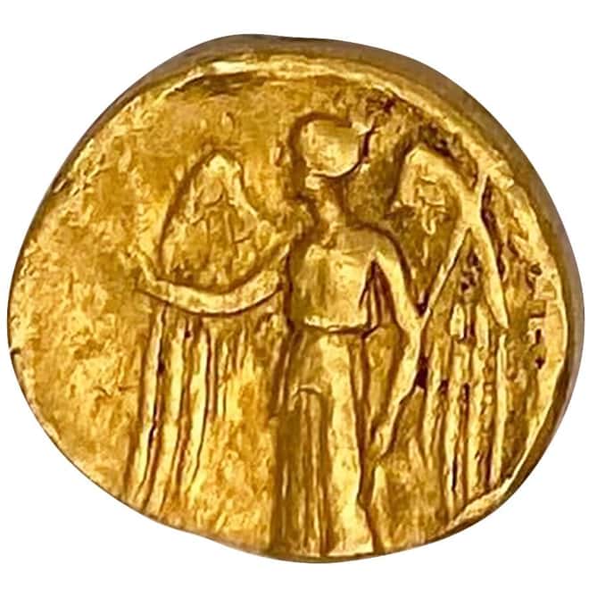 336-323 BC AV Stater Kingdom of Macedon Alexander III Gold Coin (Filed Edge)