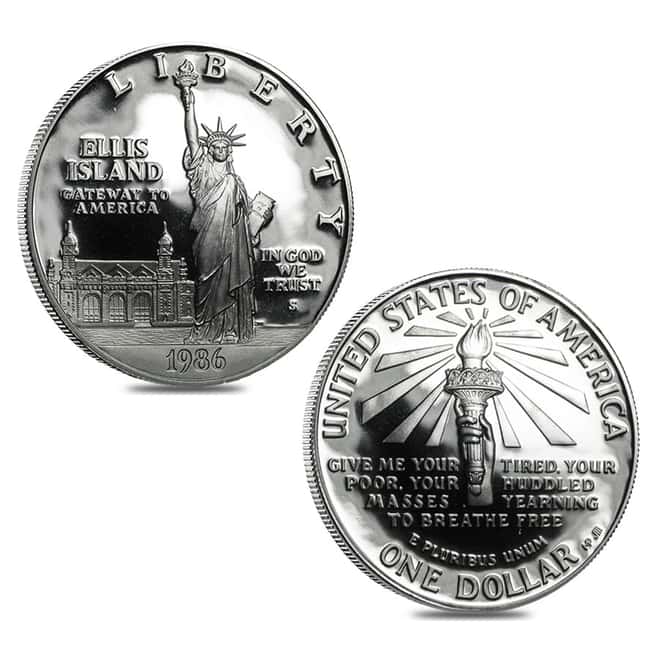 1986 W/S Gold / Silver Commem Statue of Liberty Proof 3-Coin Set