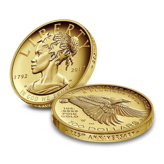 2017-W 1 oz $100 American Liberty High Relief Proof Gold Coin (in Cap)
