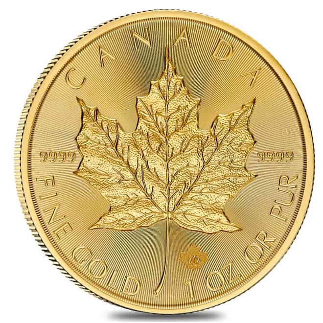 2026 1 oz Canadian Gold Maple Leaf $50 Coin BU (in Assay)