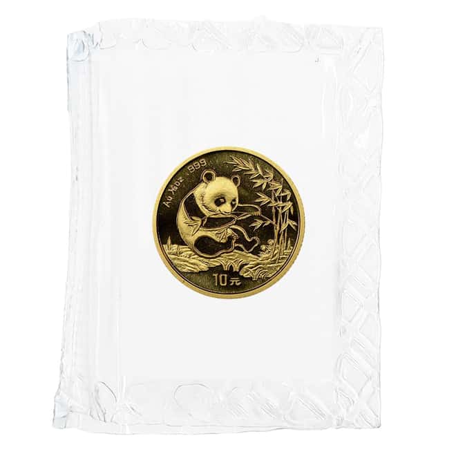 1994 1/10 Chinese Gold Panda 10 Yuan .999 Fine BU (Sealed)