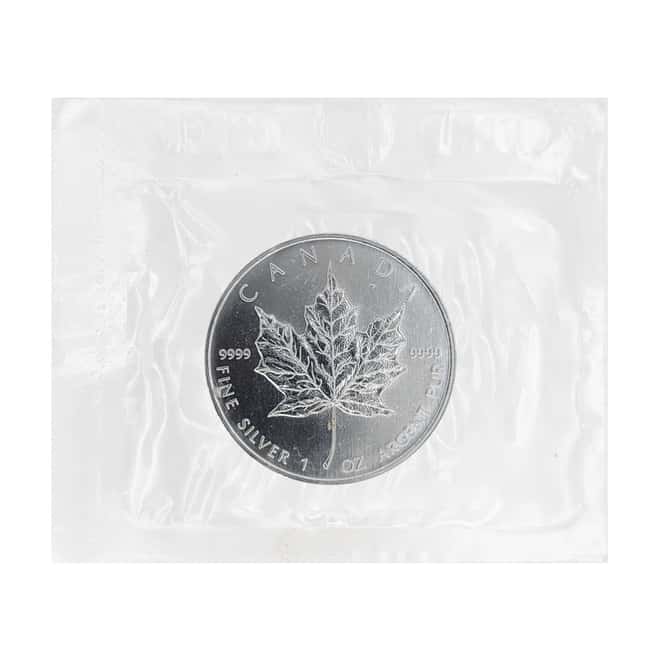 2007 1 oz Canadian Silver Maple Leaf Coin BU (Sealed)