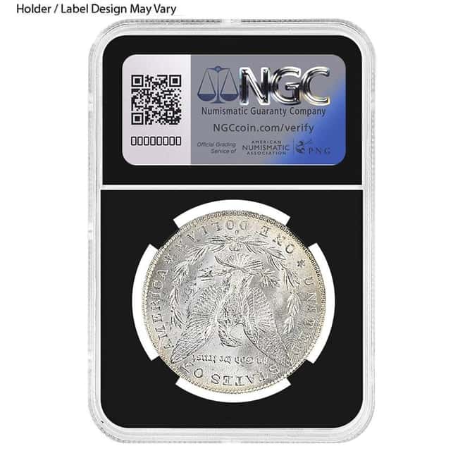 Morgan Silver Dollar $1 Original Bag Fragment NGC BU (Random Year)