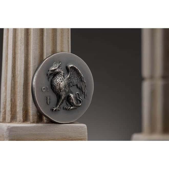 2024 Cook Islands 1 oz Silver Numismatic Icons Gryphon Coin
