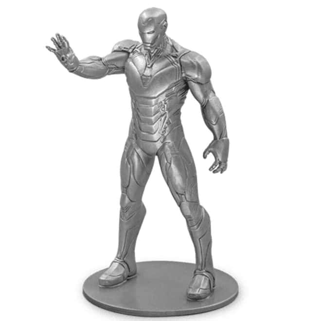 160 gram New Zealand Mint Marvel Iron Man Mark 85 Silver Miniature