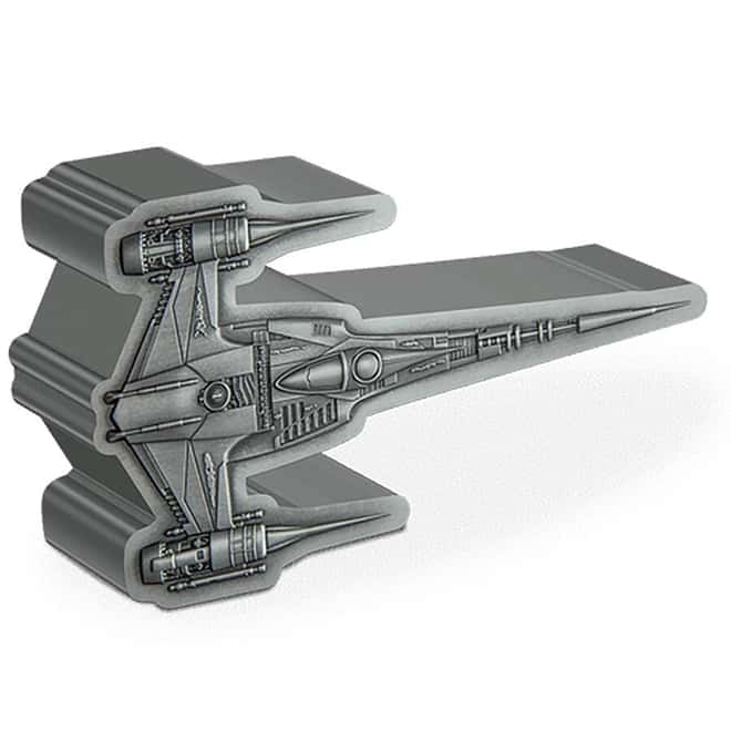 2023 Niue 1 oz Star Wars The Mandalorian's N-1 Starfighter Silver Coin