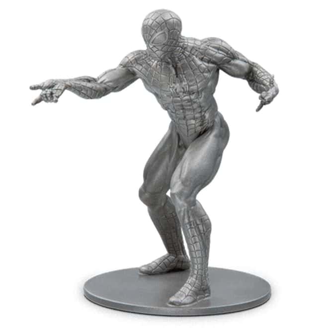 140 gram New Zealand Mint Marvel Spider-Man Silver Miniature