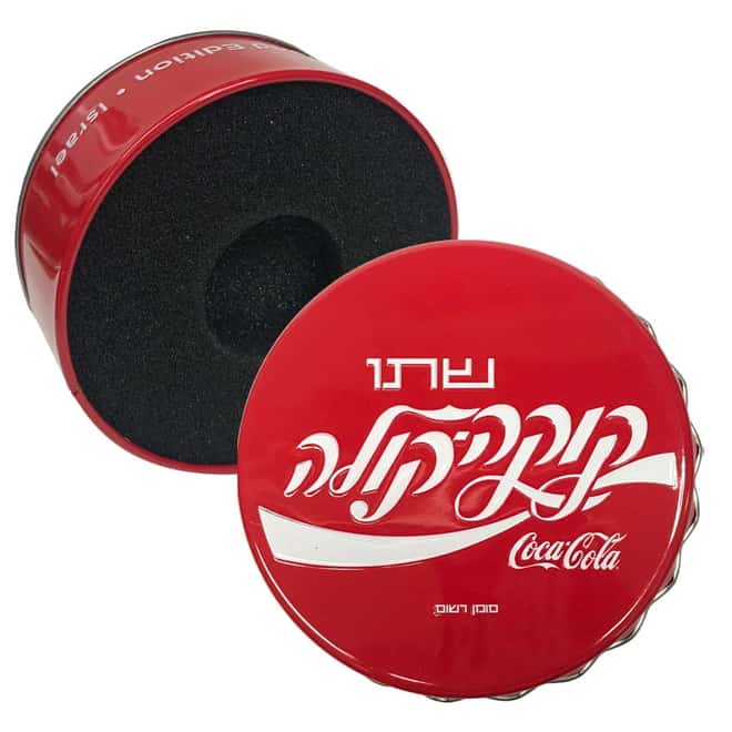 NO COIN - 2020 6 gram Fiji Coca-Cola Israel Bottle Cap $1 Proof Silver Coin (OEM Box & COA)