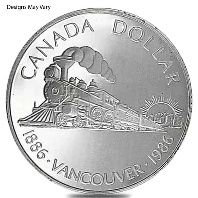 Canada 0.375 oz Proof Silver Dollar Coin .500 Fine (Random Year / Design)