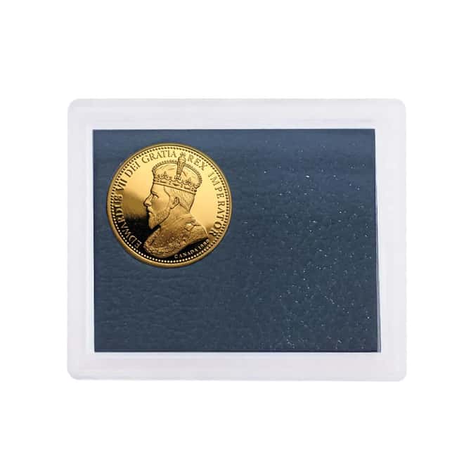 1980 Canada 1 oz Gold Round JM Edward VII Beaver/Castor (w/Box & COA)