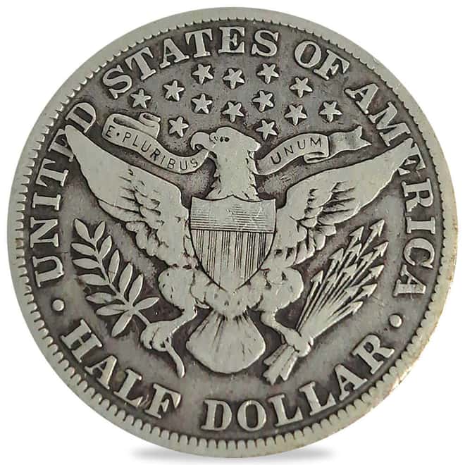 Barber Half Dollar 90% Silver Fine (Random Year)