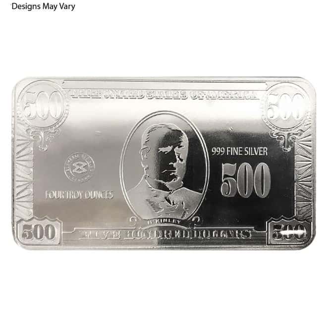 4 oz Generic Silver Bar .999 Fine