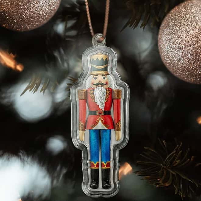 2021 Solomon Islands 1 oz Nutcracker Soldier Silver Coin .9999 Fine (w/Box & COA)
