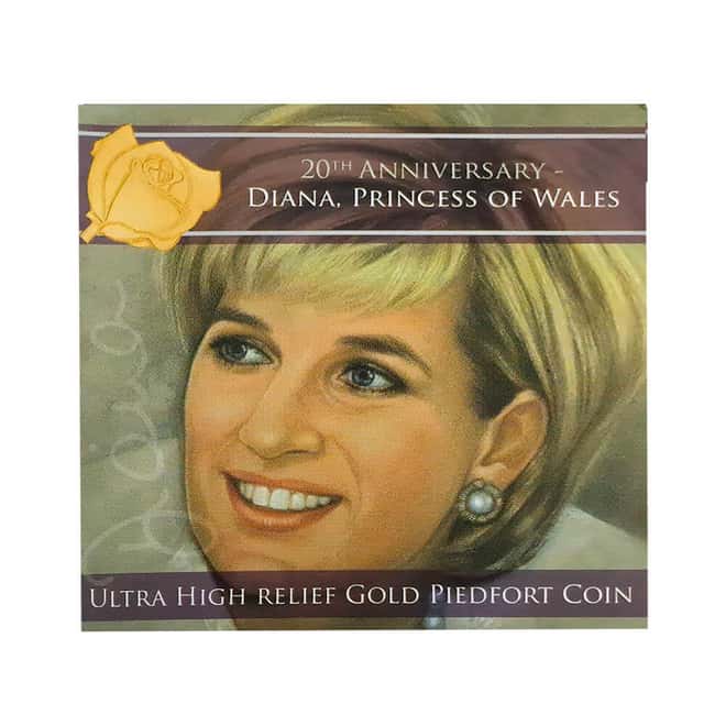 2017 1/2 Crown Ascension Island Diana Princess of Wales Gold Coin NGC PF 70 UCAM FR