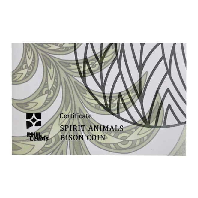 2021 Solomon Islands 1 oz Bison - Spirit Animals Colorized Silver Coin .9999 Fine (w/Box & COA)