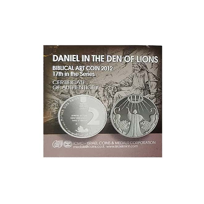 2012 Israel Gold/Silver Daniel in the Den of Lions - Biblical Art 3-Coin Set (w/Box & COA)